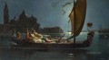 La Lune de Miel a Venise Jean Jules Antoine Lecomte du Nouy Orientalist Realism